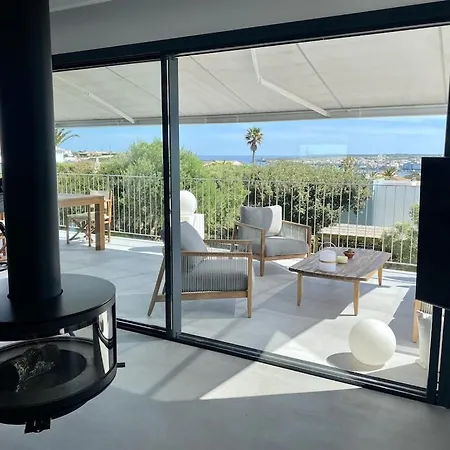 Bini Moxonia De Lujo Con Vistas Al Mar, Piscina, Barbacoa Espectacular Jardin וילה *