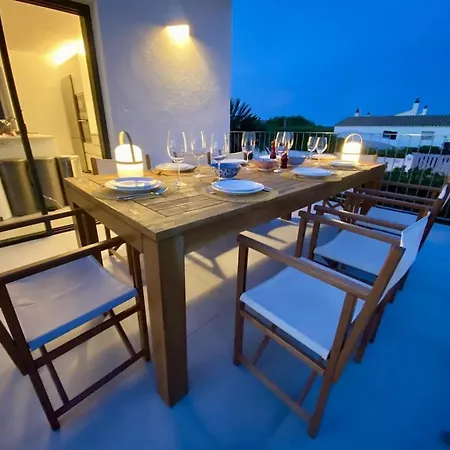 Bini Moxonia De Lujo Con Vistas Al Mar, Piscina, Barbacoa Espectacular Jardin Cala Llonga (Menorca)